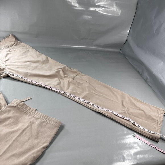 Under Armour Chino Khaki Pants Mens Drawstring Ankle Cargo Pocket Trousers - Picture 7 of 16